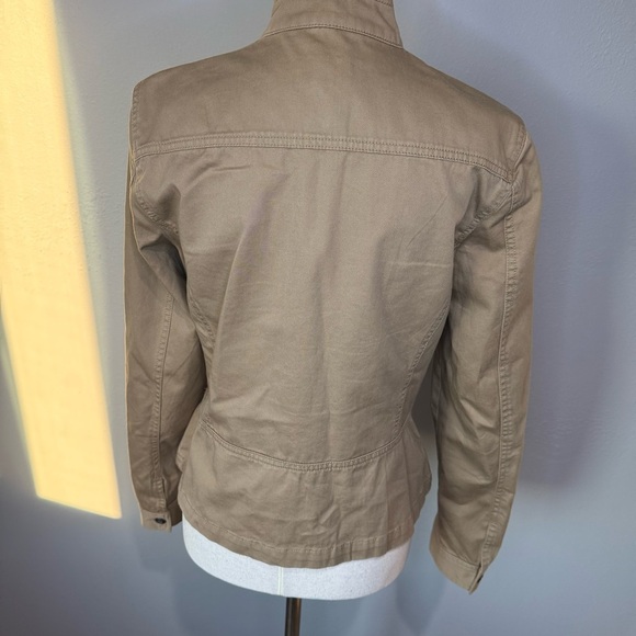 Chaps Women's Tan Button-Up Jacket - Picture 5 of 7